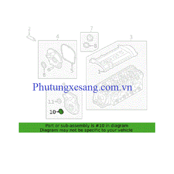 Phớt đầu trục cơ Audi A3 A4 A5 A6 Q Phớt đầu trục cơ Audi A3 A4 A5 A6 Q