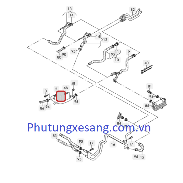 Cút nước Audi A3 Q3 TT Volkswagen CC Cút nước Audi A3 Q3 TT Volkswagen CC
