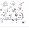 Trục ra hộp số phụ Mercades GL350 GL400 GL45-A1642820082 3 Trục ra hộp số phụ Mercades GL350 GL