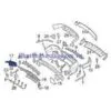 Phe cài cản sau phải Mercedes GLK250 GLK350-A2048852465 2 Phe cài cản sau phải Mercedes GLK250