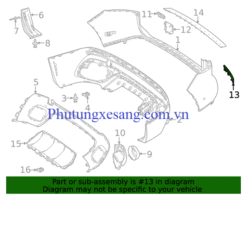 Đèn phản quang sau phải Mercedes CLA