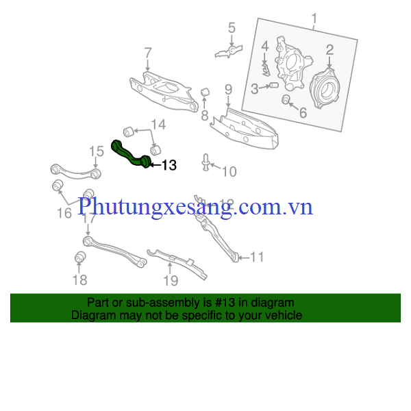Càng sau phải Mercedes E320 SL500 CL Càng sau phải Mercedes E320 SL500 CL