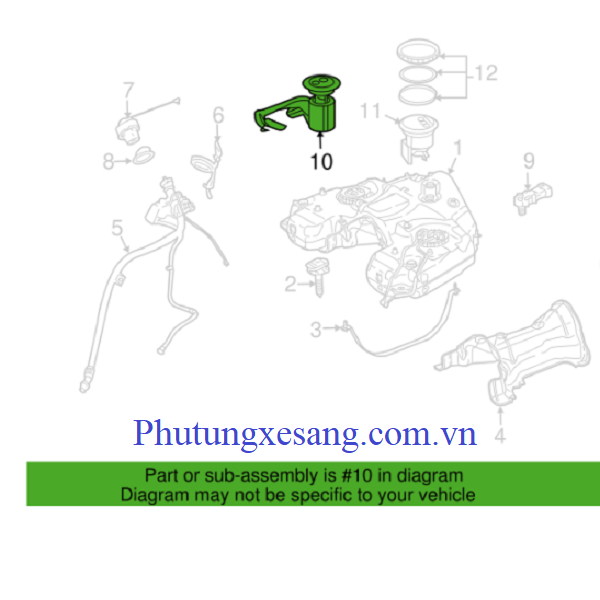 Bơm xăng nhiên liệu Mercedes GL350 G Bơm xăng nhiên liệu Mercedes GL350 G