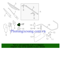 Đầu bơm rửa kính Mercedes G550 SL550