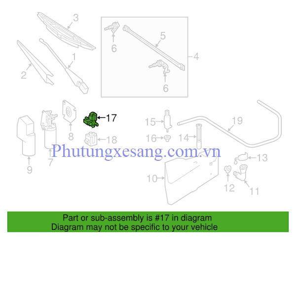 Đầu bơm rửa kính Mercedes G550 SL550 Đầu bơm rửa kính Mercedes G550 SL550