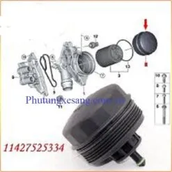Nắp bộ lọc dầu BMW X1 X3 X4 X5 X6 Z4
