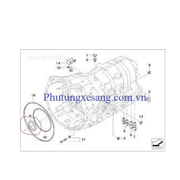 Phớt đầu hộp số BMW X1 X3 X5 X6 Z4 1 Phớt đầu hộp số BMW X1 X3 X5 X6 Z4 1