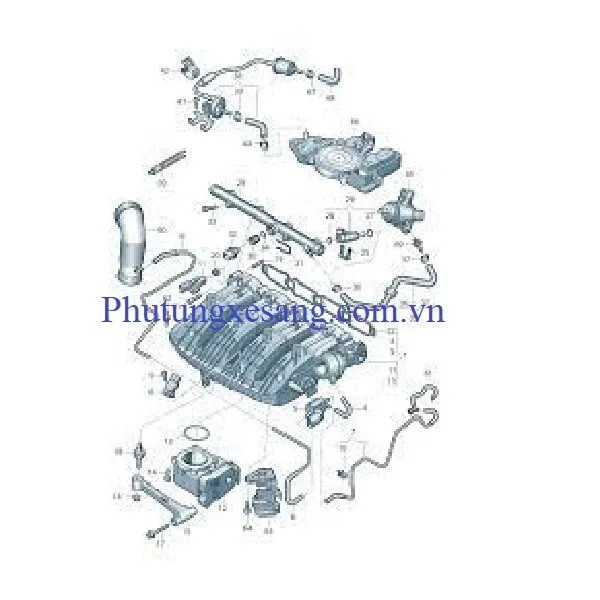 Ống nối vói van AKF Audi Q5 Volkswag Ống nối vói van AKF Audi Q5 Volkswag