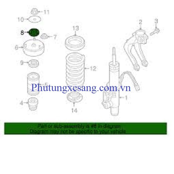 Căn điện giảm sóc trước BMW X5 X6 E7 Căn điện giảm sóc trước BMW X5 X6 E7