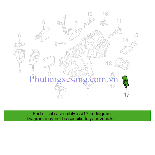 Mô tơ chia cửa gió Mercedes R350 ML3 Mô tơ chia cửa gió Mercedes R350 ML3