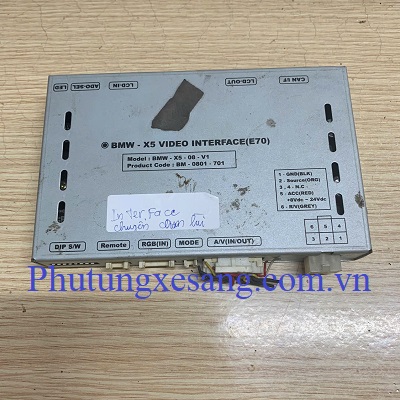 Hộp chuyển đổi cam lùi xe BMW X5 E70 2007-2014-BM-0801-701, Video interface, BM0801701 Hộp chuyển đổi cam lùi xe BMW X5 E70 2007-2014-BM-0801-701, Video interface, BM0801701