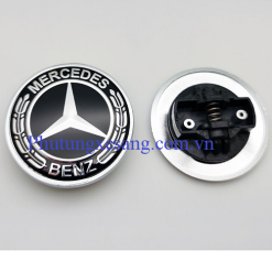 Logo nắp capo Mercedes GLC300 GL350 GL450 GL550 GLE350 GLE450 GLE580 GLB250 G550-A0008171601