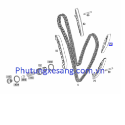Tỳ xích cam trái Mercedes Mercedes G550 GL450 GLK350 S400 C300 E350 ML350 R350 SL550-A2720520016