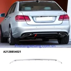 Nẹp crom cản sau Mercedes E200 E250 E300 E350 E400 W212 2014-2016-A2128854021