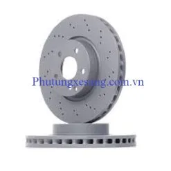 Đĩa phanh trước Mercedes E200 E220 E250 E300 C300 C350 SLC300 W212-A0004211212, A2044210812