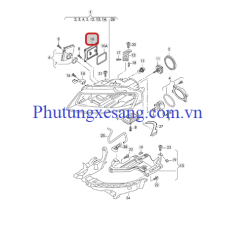 Modun điều khiển đèn BMW X3 F25 2009-2017-63117316214, 63117316185, 63117305232, 63117297431