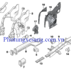 Thân vỏ BMW X5 X6 E70 E71 F15 F16 F85 F86 2006-2019-41117195358 (Tấm số 13 bên phải)