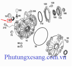 Cụm van hộp số tự động Mercedes GLK300 E300 2009-2011-A2202702306