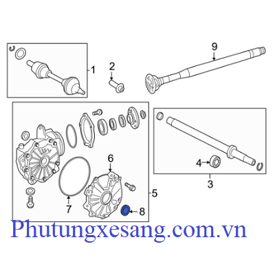 Phớt cầu trước ngoài phải Mercedes C300 E350 GLC300 GLE350 CLS450 2013-2025-A0159978846 Phớt cầu trước ngoài phải Mercedes C300 E350 GLC300 GLE350 CLS450 2013-2025-A0159978846