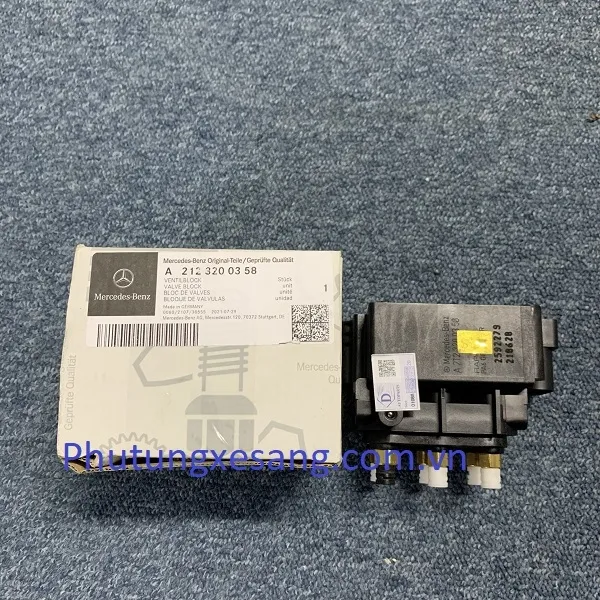 Van chia hơi bơm nâng gầm Mercedes S400 R32-A2123200358 Van chia hơi bơm nâng gầm Mercedes S400 R32-A2123200358