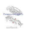 Tấm chắn gầm dọc phải xe Audi A8-4H4825206A 1 3 2919