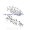 Tấm chắn gầm dọc phải xe Audi A8-4H4825206A 2 3 2919