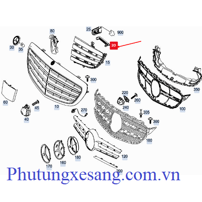 Tay mở cửa gió calang phải Mercedes C300 C350e C400 C63 AMG 2015-2018-A2058880203 Tay mở cửa gió calang phải Mercedes C300 C350e C400 C63 AMG 2015-2018-A2058880203
