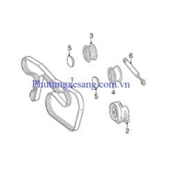 Dây curoa tổng Mercedes S350 SLK300 E350 ML500 GLK300 GL450 E350 CL550 C300-A0039937296