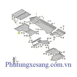 Tấm chắn gầm hộp số Audi Q5 SQ5 2017-2023 (Số 33)-80C863822