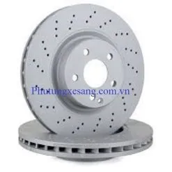 Đĩa phanh trước trái phải Mercedes GLK250 X204-A2044210000, A2044212912