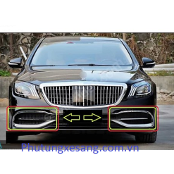 Nẹp crom cản trước trái Mercedes S-class Maybach W222 2013-2016-A2228854500