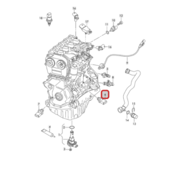 Công tắc áp xuất dầu Audi A4 A5 A6 Q5 VW-038919081K-03891