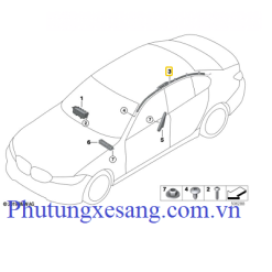 Túi khí rèm phải BMW 320i 330i G20 2017-2019-72127419424