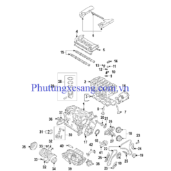 Gioăng mặt máy audi Q7 volkswagen cc atlas pa-03h103383k-2