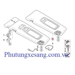 Tấm chắn nắng phải xe BMW X5 X6 E70 E71 2007-2014-51169132458, 51169132464
