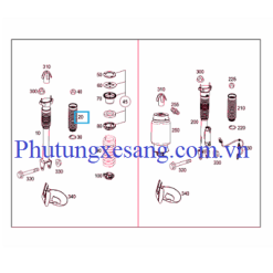 Cao su chụp bụi giảm sóc sau Mercedes GLE350 GLE400 ML350 2012-2019-A1663260398