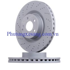 Đĩa phanh trước Mercedes S350 S400 S500 S550 CL550 CL600 W221 2007-2014-A2214211112, A2214211612