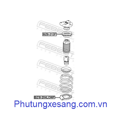 Cao su đệm lò xo giảm sóc trước Mercedes C CLS E GLK-class 2007-2016-A2043210184 Cao su đệm lò xo giảm sóc trước Mercedes C CLS E GLK-class 2007-2016-A2043210184