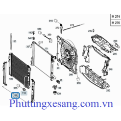 Giá đỡ dàn nóng Mercedes SLK350 E350 E550 GLK350 SLK250 C300 C350 2005-2020 (bên trái or phải)-A2045010320