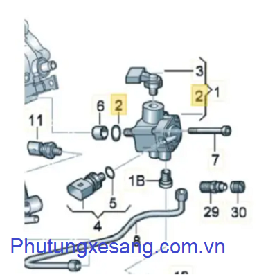 Gioăng bơm nhiên liệu Audi A4 A5 A6 A7 Q3 Q7 Q8 S3 S5 S6 S7 S8 2005-2025-WHT005184, 03C127311, 06E127248 Gioăng bơm nhiên liệu Audi A4 A5 A6 A7 Q3 Q7 Q8 S3 S5 S6 S7 S8 2005-2025-WHT005184, 03C127311, 06E127248