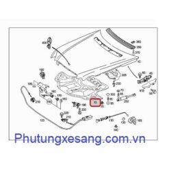 Tấm cách nhiệt nắp capo Mercedes E200k 2004-A2116823728