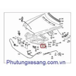 Tấm cách nhiệt nắp capo Mercedes E200k 2004-A2116823728