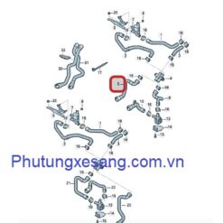 Ống nước làm mát Audi Q5 2014- (số 5)-8R0819334AC