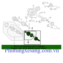 Đầu láp trước ngoài Audi Q7 3.0L 3.6L 4.2L V6 V8 2007-2010-7L0498099C, 7L0498099, 7L0498099A, 7L0498099B